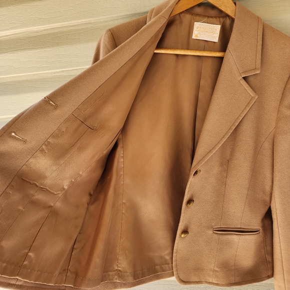 Pendleton Vintage wool tan blazer - Picture 8 of 11